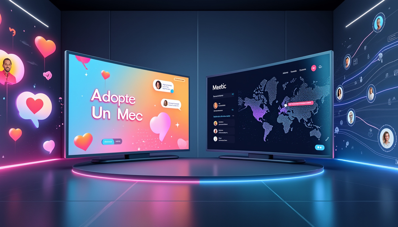 découvrez notre comparaison détaillée entre adopteunj mec et meetic en 2025. explorez les fonctionnalités de chaque plateforme pour trouver l'amour en ligne qui vous correspond le mieux. faites le bon choix pour une expérience de rencontre réussie.