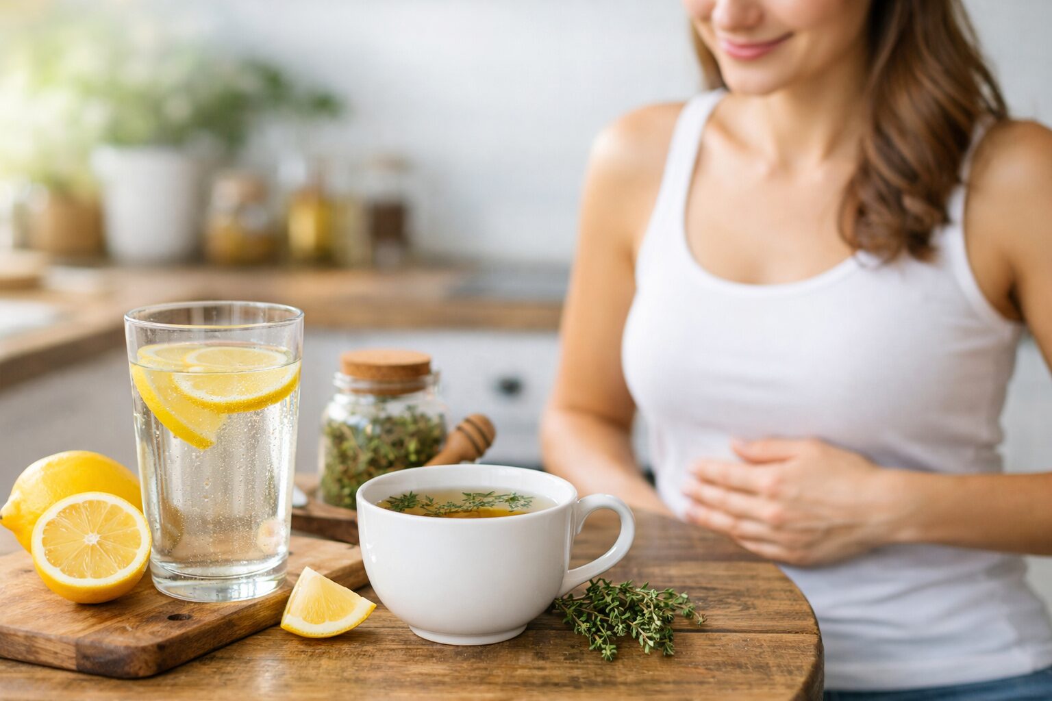 remede-grand-mere-maigrir-ventre-eau-citronnee-tisane